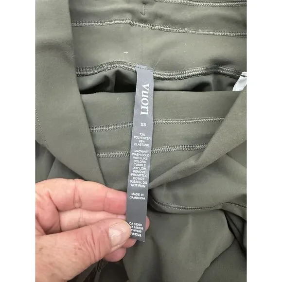 Vuori Women’s XS Leggings Wide Leg Dark Green Draw String VW489 Athletic Pants - Picture 2 of 6